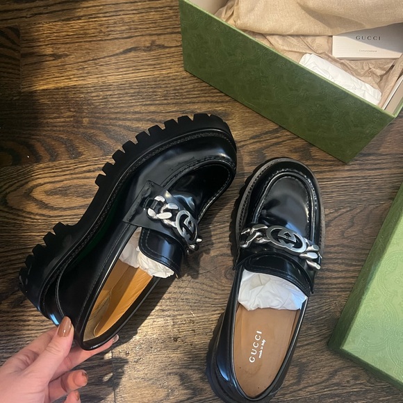 Gucci Loafers in Size 38.5 - Jeanne Moc Toe Platform Loafer. - Picture 13 of 13